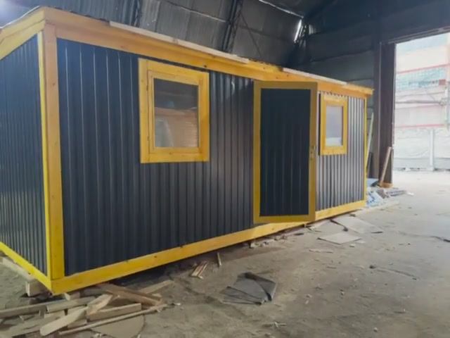 Бытовка распашенка без перегородок | «ПромСнаб» смотреть онлайн