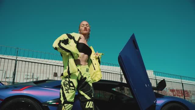 ANNIE SOLLANGE - Live @ Purple Lamborghini   Melodic Techno & Afro House 4k DjMix 2025 Super Car