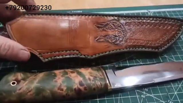 Видео от клиента ,Нож с клинком от Горшкова Андрея из с