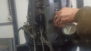 замер компрессии Suzuki DF115A, Seamotors, Владивосток