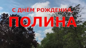 С ДНЁМ РОЖДЕНИЯ, ПОЛИНА
