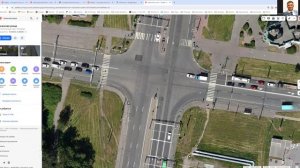 Разворот на перекрестке через поворот направо