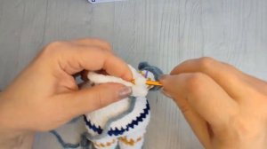 Космонавт крючком, вязаный крючком астронавт