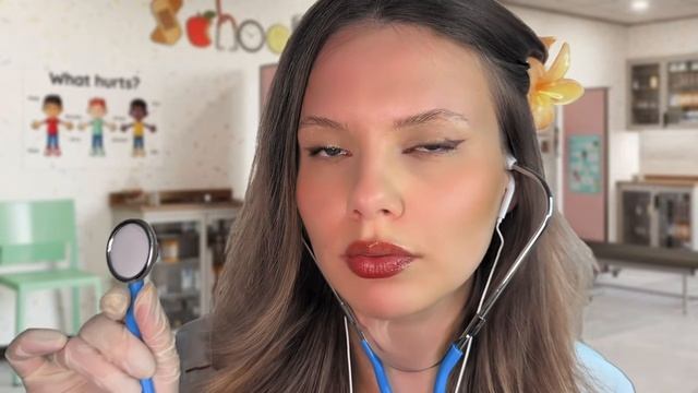 АСМР Школьная медсестра найдет твои мурашки • Медицинский осмотр 👩🏼_⚕️🩺 смотреть онлайн