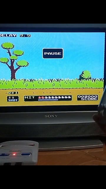 Как играть в Duck 🦆 Hunt на LCD TV #dendy #8bit #retrogaming смотреть онлайн
