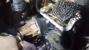 Саньенг Кайрон D20DT,оборвало цепь ищем причину.