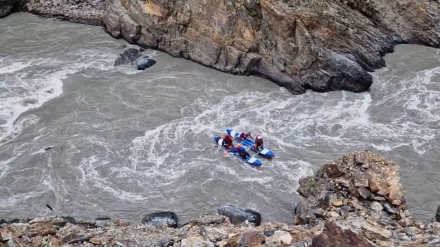 Река Аварское Койсу, порог 3-й Взрывной / Avarskoye Koysu river, 3rd смотреть онлайн
