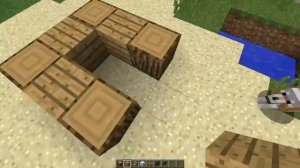 Как построить красивую будку для собаки в Minecraft.