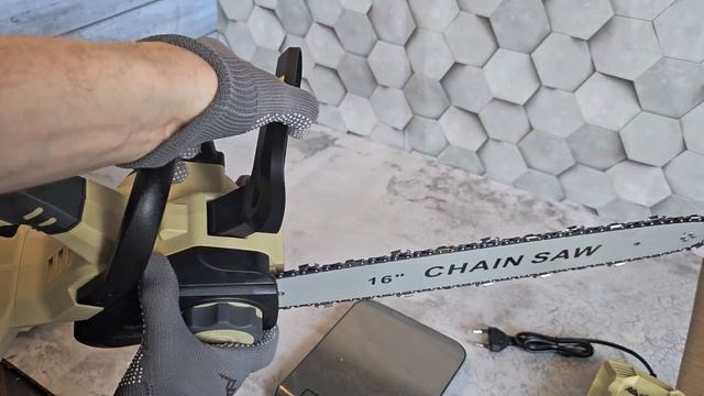 Цепная Пила 16 Feng Bao (2 акб - 6.0 ач \ 18.5 в) - работает одновре