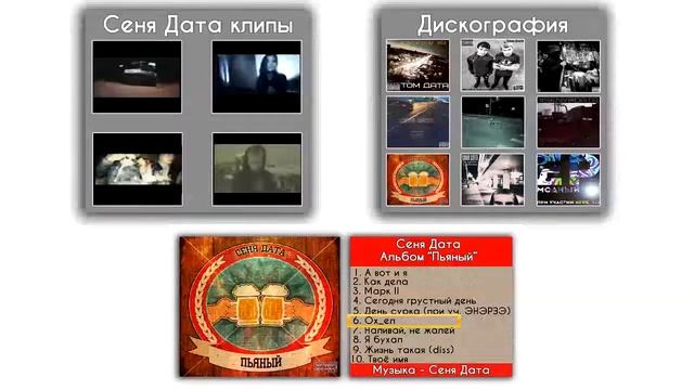 Сеня Дата - Ох_ел (Альбом Пьяный, 2014) (лирика, рэп, хип хоп)