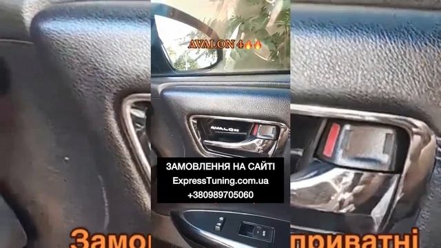 LED подсветка дверных ручек Тойота Авалон 4 с логотипом смотреть онлайн