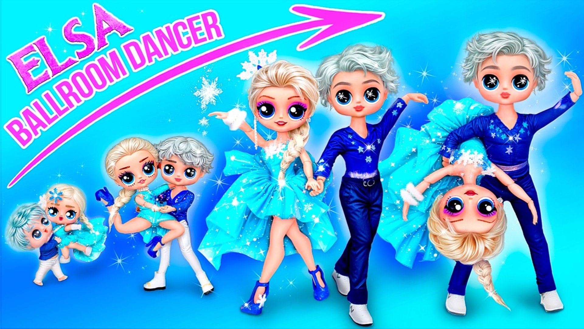 Эльза в бальной школе! Куколка растёт смотреть онлайн