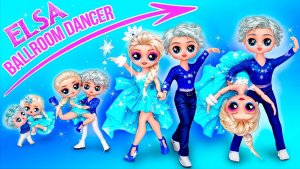 Эльза в бальной школе! Куколка растёт