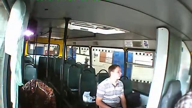 NDTech Yaroslavl Авторегистратор DVR-127 тест в маршрутке салон