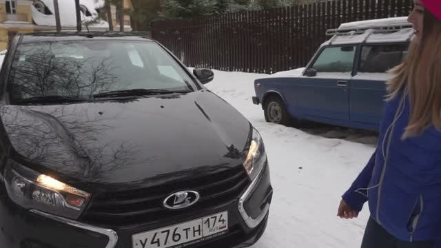 Лада Веста (Lada Vesta).Женский обзор от Булочки - из какого же Теста?Счастливые Роды! смотреть онлайн