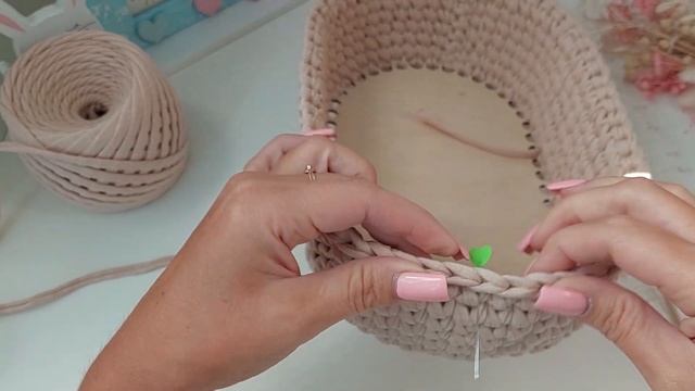 Мастер-класс по вязанию люльки из трикотажной пряжи смотреть онлайн