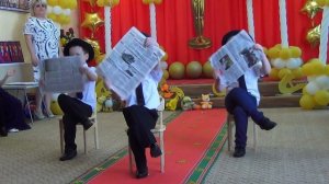 ВЫПУСКНОЙ В ДЕТСКОМ САДУ "ТАНЕЦ С ГАЗЕТОЙ"