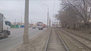 Волгоградский трамвай. Поездка по маршруту №3