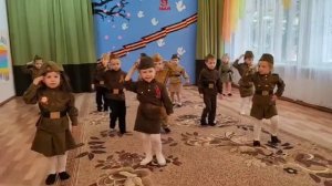 танец Катюша. 2 младшая группа