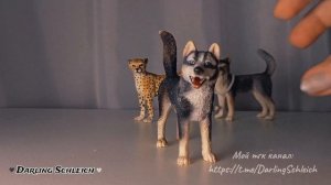 Посылка с Avito, 2 редких фигурок Husky Schleich 2007 и гепард Schleich