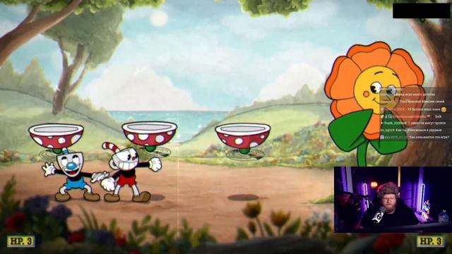 T2x2 и Stintik ПЫТАЮТСЯ УНИЗИТЬ БОССОВ В CUPHEAD #1