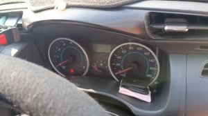 Запуск двигателя после замены АКБ  Toyota wish