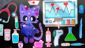 Catnap беременный 🩵 Много малышей 🌸Посмотри какие они получились / асмр