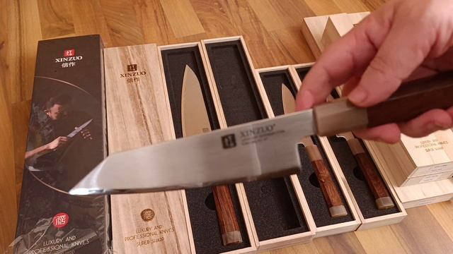 Кухонні ножі Xinzuo ZDP189 серії ZHEN порошкова сталь 65-67 HRC в о