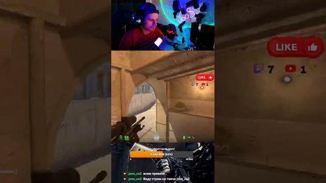 Twitch: Joos-cs2 #shortsvideo #shortsclip #youtube#subscribe#shortscraft#shortsfunny