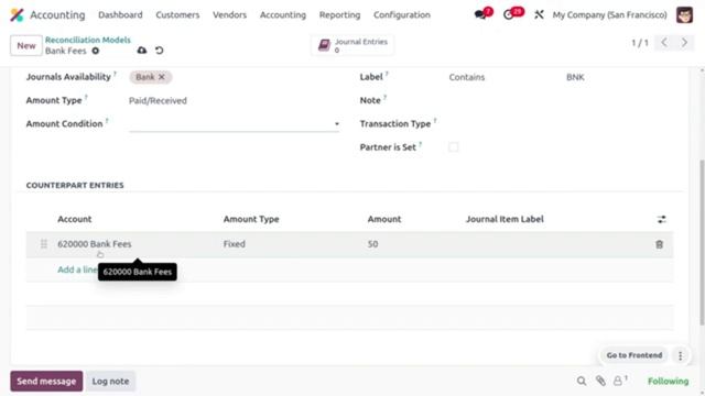 Настройка модели сверки в Odoo 17 для бухгалтерского учета смотреть онлайн