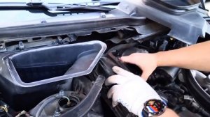 Mercedes GL 350 x166 замена воздушных фильтров