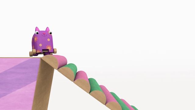 Раскраска Деревяшки — Горка — Серия 4