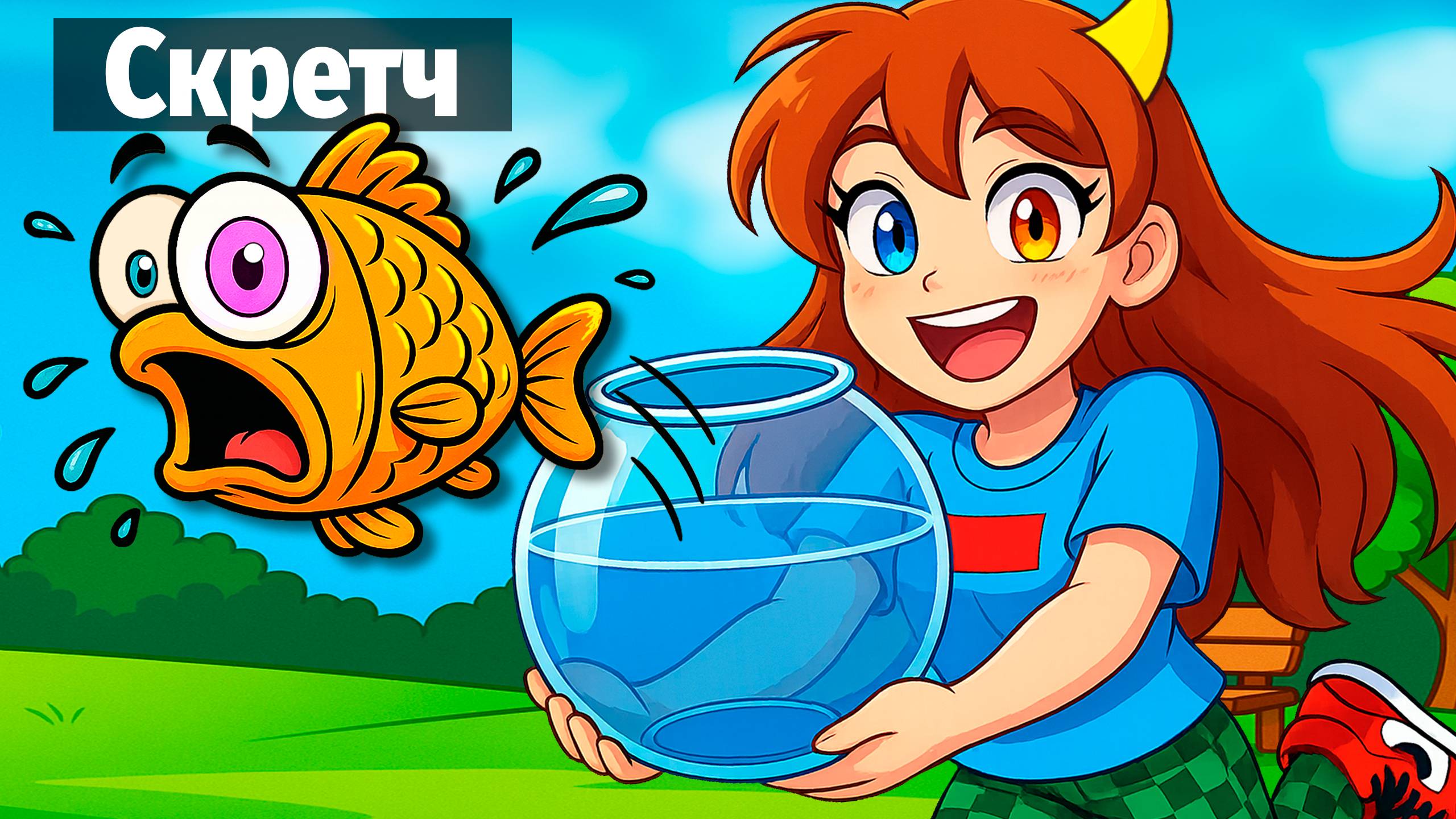❤️СКРЕТЧ СТАЛ РЫБОЙ в РОБЛОКС смотреть онлайн