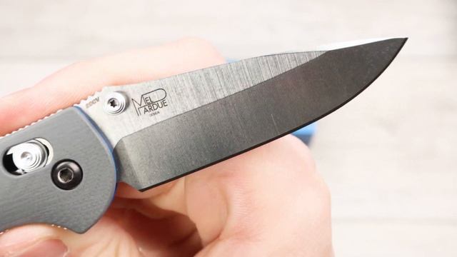 Нож Benchmade Mini-Griptilian 556-1, CPM-20CV, Blue Class