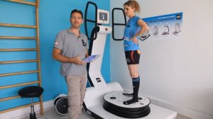 Реабилитация спортсменов после разрыва связок коленного сустава на тренажере HUBER 360 MD