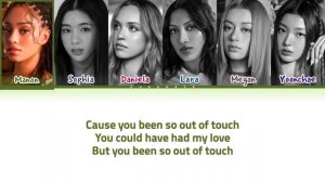 KATSEYE Touch Lyrics (Color Coded Lyrics)