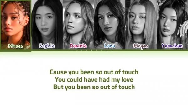 KATSEYE Touch Lyrics (Color Coded Lyrics)