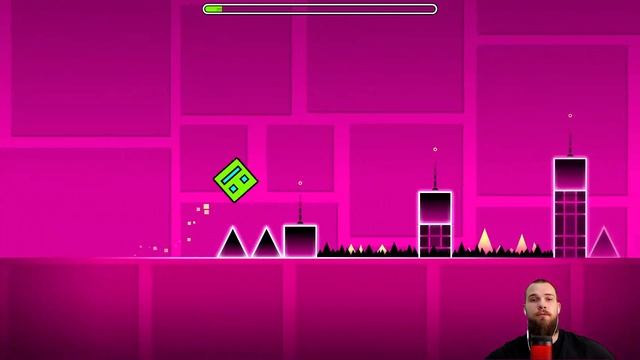 МЕНЯ НАЧАЛА ЗАТЯГИВАТЬ ЭТА ИГРА! GEOMETRY DASH - ЭТО ТОП! ОСТАЛОСЬ ТОЛЬКО НАУЧИТЬСЯ ИГРАТЬ!