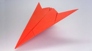 Как сделать Летающий Самолет из бумаги А4 без клея | Оригами бумажный Самолетик, который летает