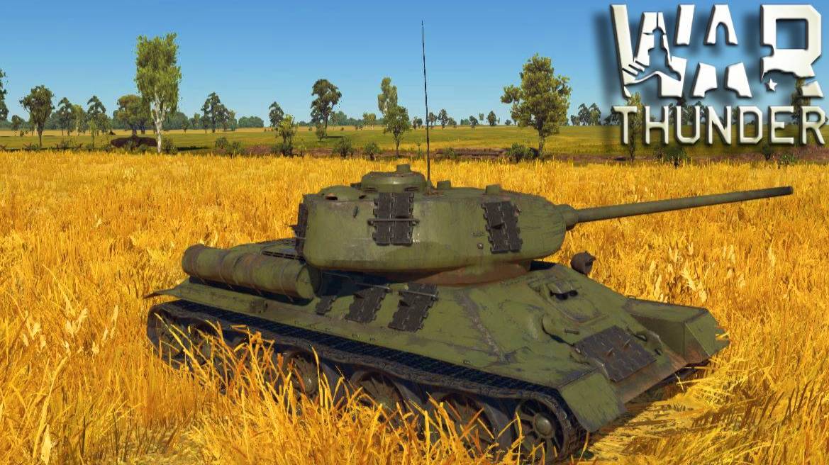 Т-34-85 (Д-5Т) Главный калибр, Уцелевший, охота на тяжей War Thunder #вартандер #warthunder смотреть онлайн
