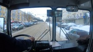 Первая метель | Троллейбус ЗиУ. Чебоксары