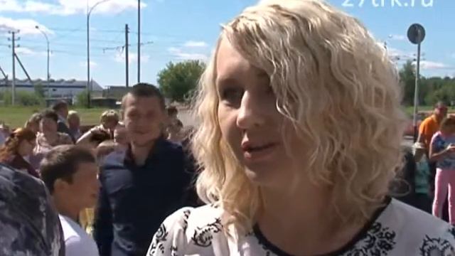 Открытие скульптуры строителям в Прокопьевске