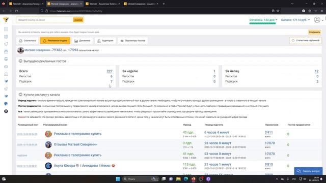 Все секреты Телеметр для ЛУЧШЕГО анализа Телеграм