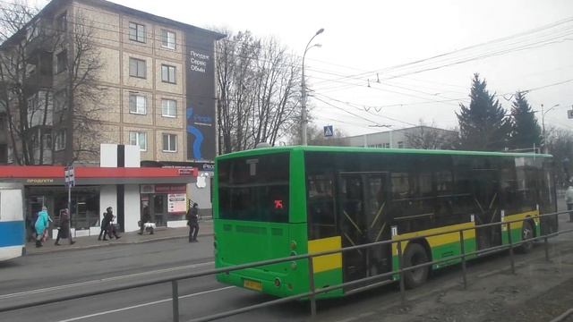 FHD. 02 Поездка в учебном трамвае Tatra KT4SU №214. Проспект Кос