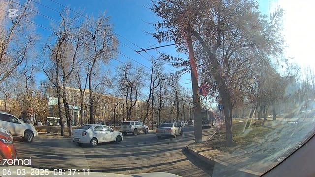 06.03.2025 Алматы Абая Радостовца движение по ОТ