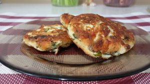 На завтрак СЫРНО-ТВОРОЖНЫЕ лепёшки.