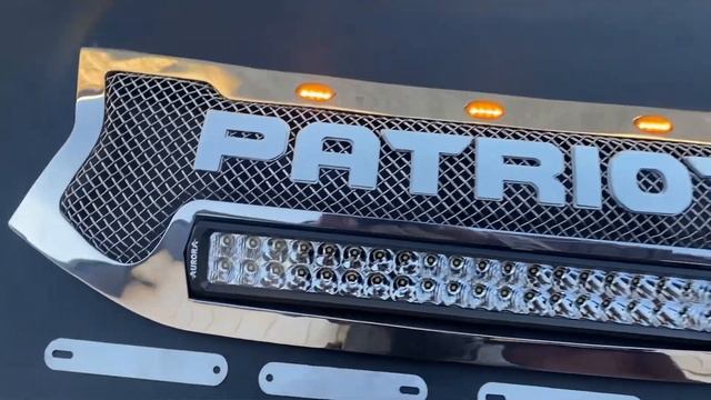 УАЗ-ПАТРИОТ на сдаче решетка с двухрядной LED балкой 200 ?