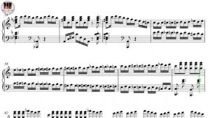 Lezginka, From Gayane Ballet, Лезгинка, Гаянэ - Aram Khachaturian, Piano Sheet Music,