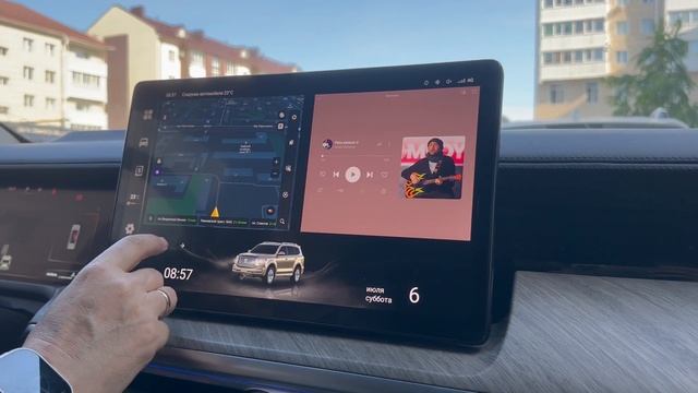 TANK 500 Навигация на панели приборов, работа программ в о смотреть онлайн