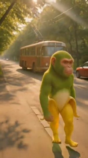 Шимпанзини Банананини — клип-пародия Sigma (мем) Chimpanzini Bananini #музыка #aiart #remix